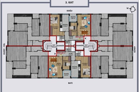 Apartment for sale in Antalya, Turkey, 2 bedrooms, 100m2, No. 170233 – photo 5