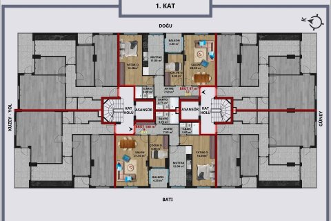 Apartment for sale in Antalya, Turkey, 2 bedrooms, 100m2, No. 170233 – photo 6