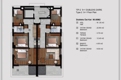 Lejlighed  i Antalya, Tyrkiet Nr. 186309 - 22