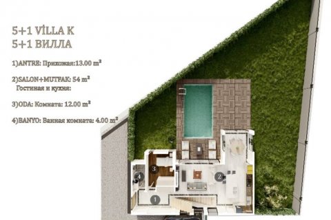 Villa  5+1  Antalya, Türkiye №164420 - 2