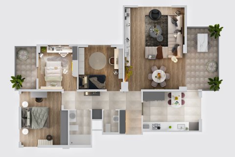 Продажа квартиры в Анталье, Турция 2+1, 77м2, №164173 – фото 15
