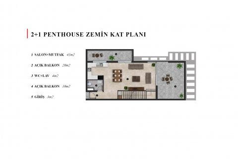 Apartment for sale  in Northern Cyprus, 135m2, No. 168798 – photo 10
