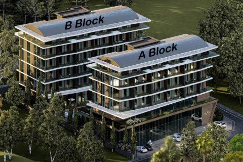 1+1 Lejlighed  i Alanya, Antalya, Tyrkiet Nr. 170078 - 2