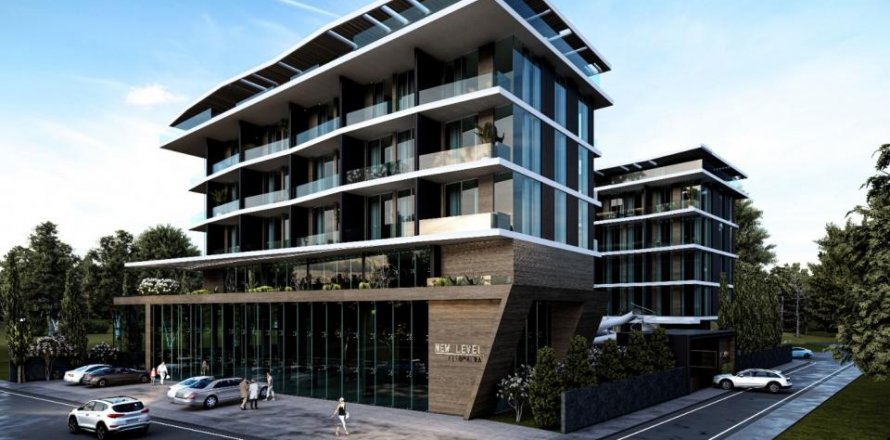1+1 Lejlighed  i Alanya, Antalya, Tyrkiet Nr. 170078