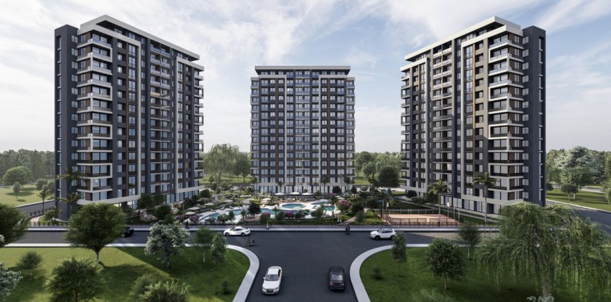 1+1 Lejlighed i Mersin, Tyrkiet Nr. 179561
