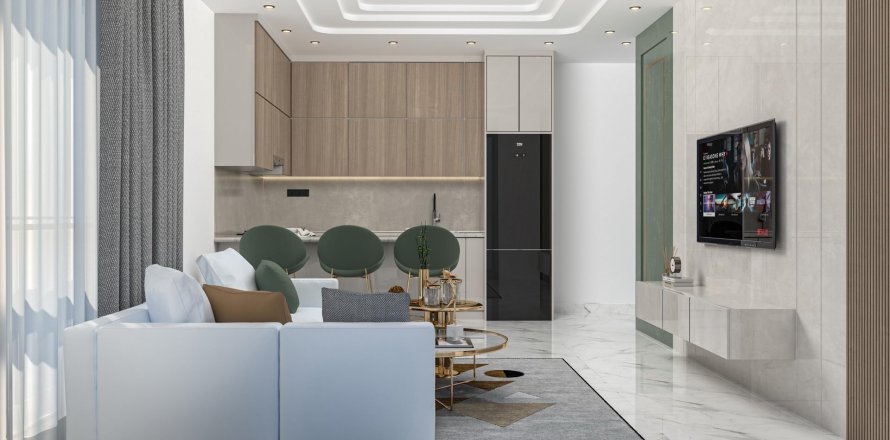 2+1 Lejlighed i MMT Towers, Payallar, Alanya, Antalya, Tyrkiet Nr. 160442